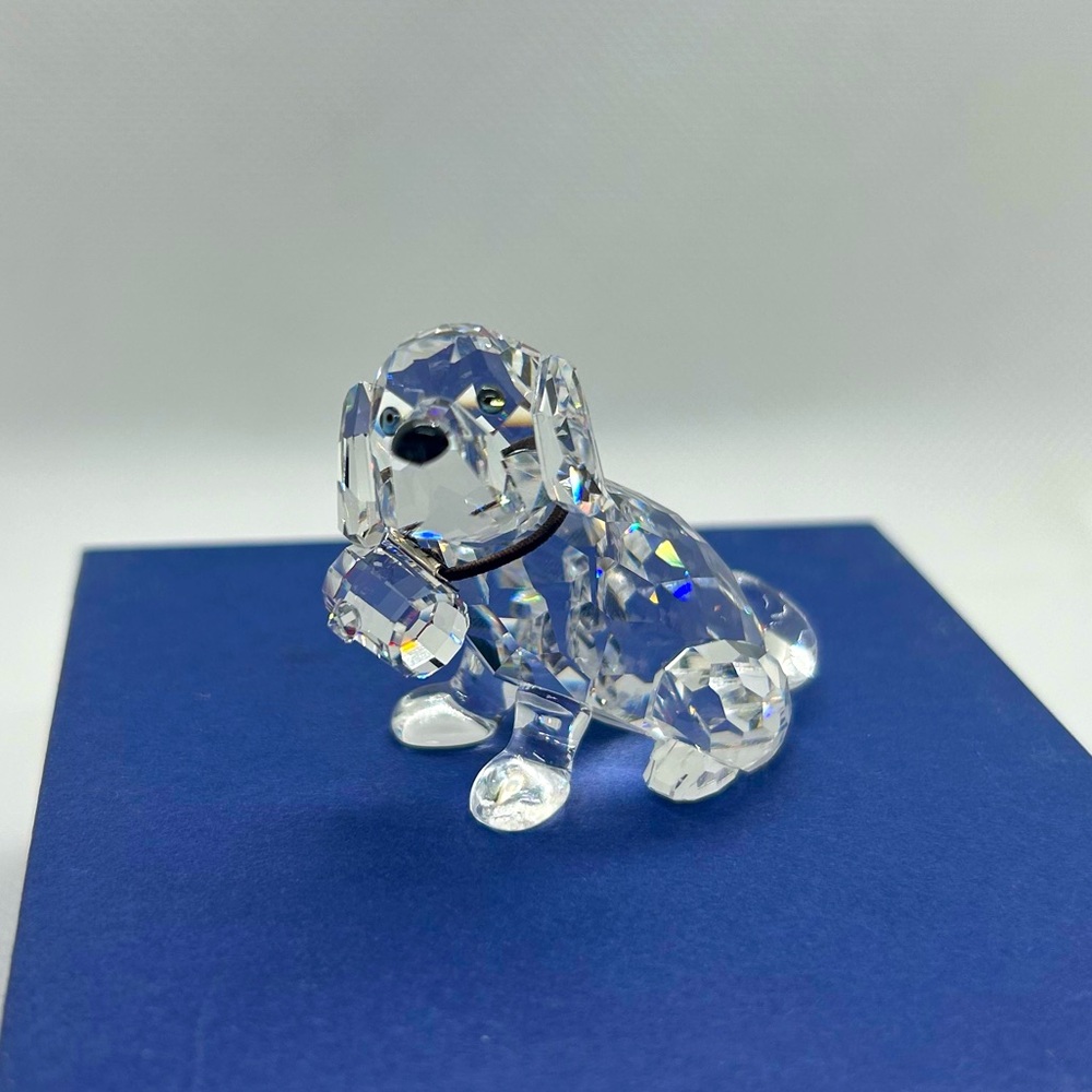 Saint Bernard Swarovski Crystal Figurine